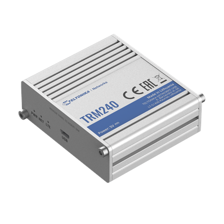 Pilt LTE Modem | TRM240 | No Wi-Fi | Mesh Support No | MU-MiMO No | 2G/3G | Antenna type 1xSMA for LTE | 1 x microUSB