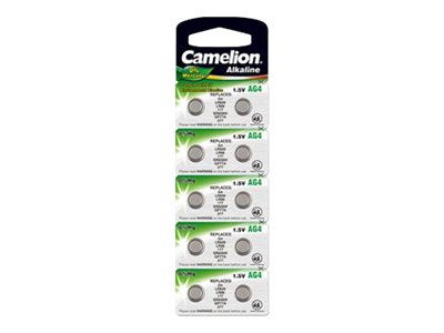 Pilt Camelion | AG4/LR66/LR626/377 | Alkaline Buttoncell | 10 pc(s)