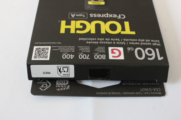 Pilt SALE OUT. Sony 160GB CEA-G series CF-express Type A Memory Card | Sony | CEA-G series | CF-express Type A Memory Card | 160 GB | CF-express | UNPACKED
