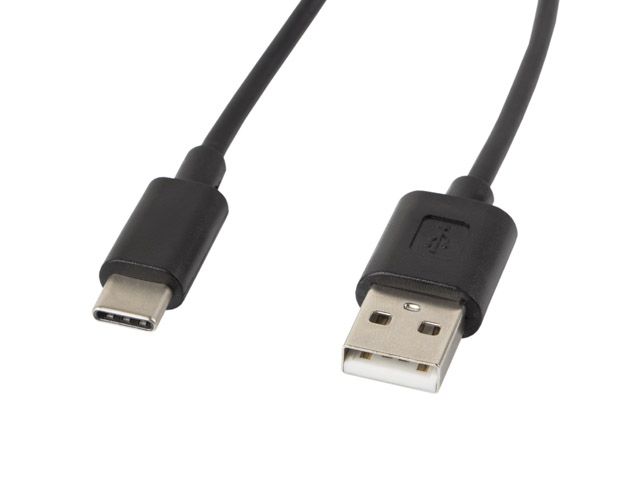 Pilt Lanberg USB Type-A to USB Type-C 2.0 Cable, 1.8 m | CA-USBO-10CC-0018-BK | USB Type-A to USB Type-C