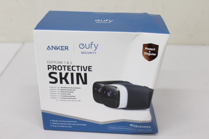 Pilt SALE OUT.  | Anker Eufy | 2 Set Silicone Skins In Black | 24 month(s) | DAMAGED PACKAGING