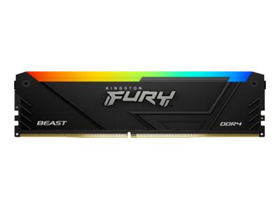 Pilt Kingston KF432C16BB12AK2/32 32GB 3200MT/s DDR4 CL16 DIMM (Kit of 2) 1Gx8 FURY Beast RGB | Kingston