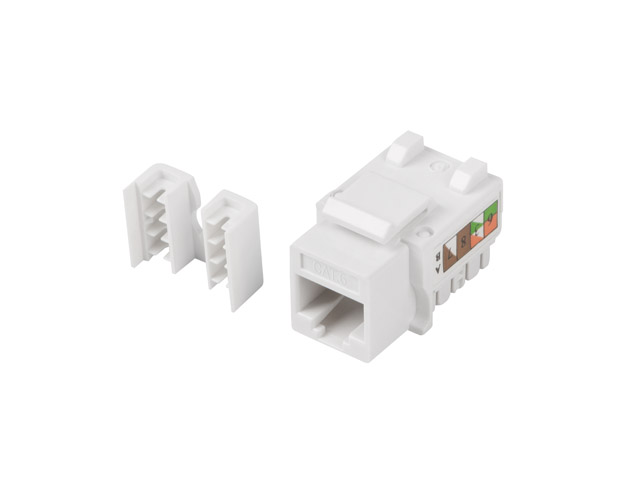 Pilt Lanberg Keystone Module RJ45 to LSA CAT.6, UTP | KSU6-1090 | White