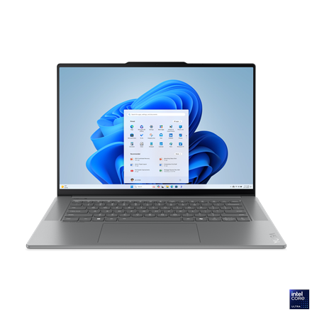 Pilt Lenovo Yoga Slim 7 15ILL9 | Luna Grey | 15.3 " | IPS | Touchscreen | WQXGA+ | 2880 x 1800 pixels | Glossy | Intel Core Ultra 7 | 256V | 16 GB | Soldered LPDDR5x | Solid-state drive capacity 1000 GB | Intel Arc Graphics | Windows 11 Home | 802.11be | Bluetooth version 5.4 | Keyboard language English | Keyboard backlit | Warranty 24 month(s) | Battery warranty 12 month(s)
