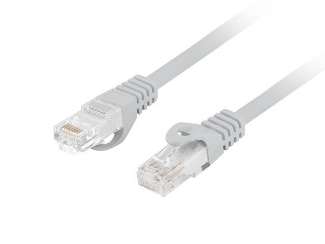 Pilt Lanberg Patchcord Cat.6 UTP LSZH CU | PCU6-10CU-1000-S | 10 m