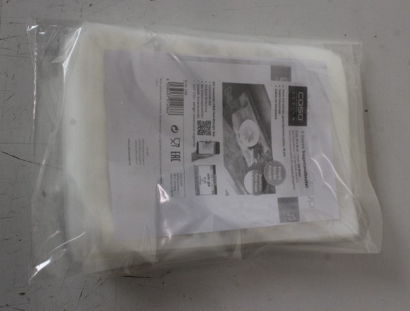 Pilt SALE OUT. Caso Vacuum Sealer bags, 25 x 35 cm, 100 pcs | Caso Sealed edge bags | 01286 | 100 bags | Dimensions (W x L) 25 x 35  cm | NO ORIGINAL PACKAGING