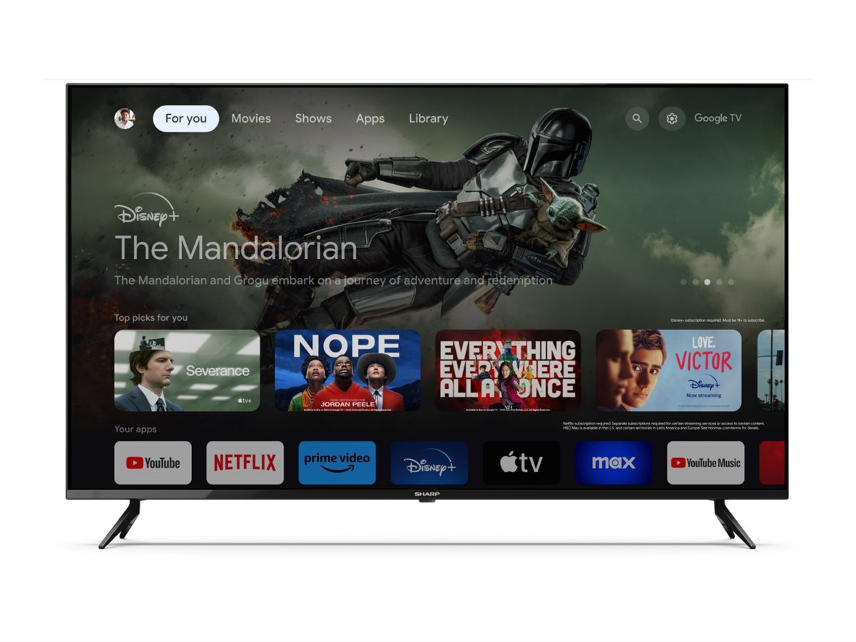 Pilt Sharp 55GL4060E | 55 | Smart TV | 4k Ultra HD | Black