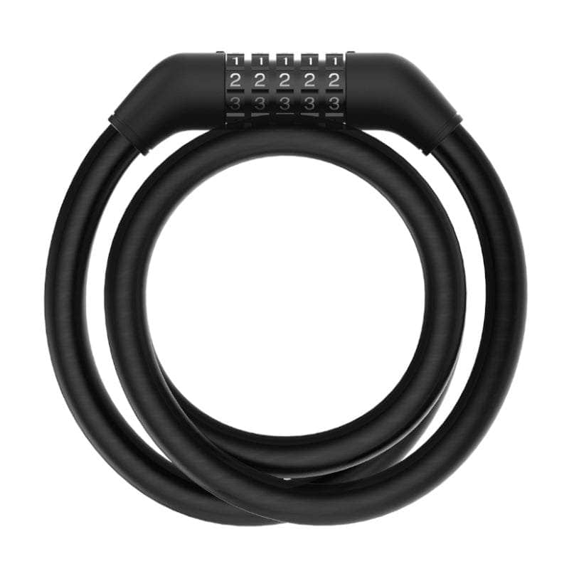 Pilt Electric Scooter Cable Lock | Black | Steel cable, ABS, zinc alloy