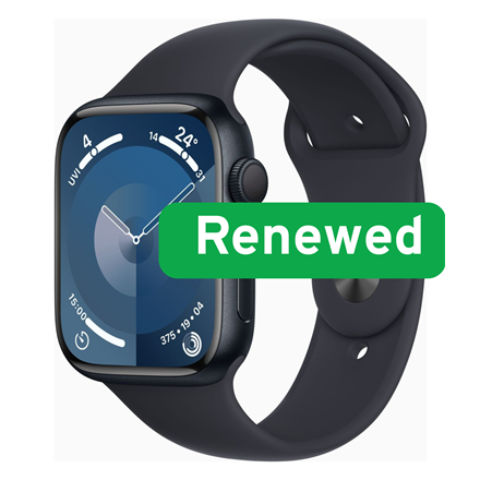 Pilt Apple RENEWED | Apple Watch Series 9 | GPS + Cellular | 45mm | Midnight | Grade B | Warranty 12 month(s) | Apple
