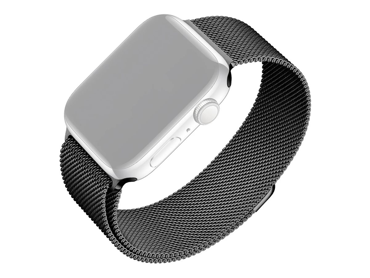 Pilt Fixed | Mesh Strap for Apple Watch 42/44/45/46/49mm | 42 mm, 44 mm, 45 mm, 46 mm, 49 mm | Black