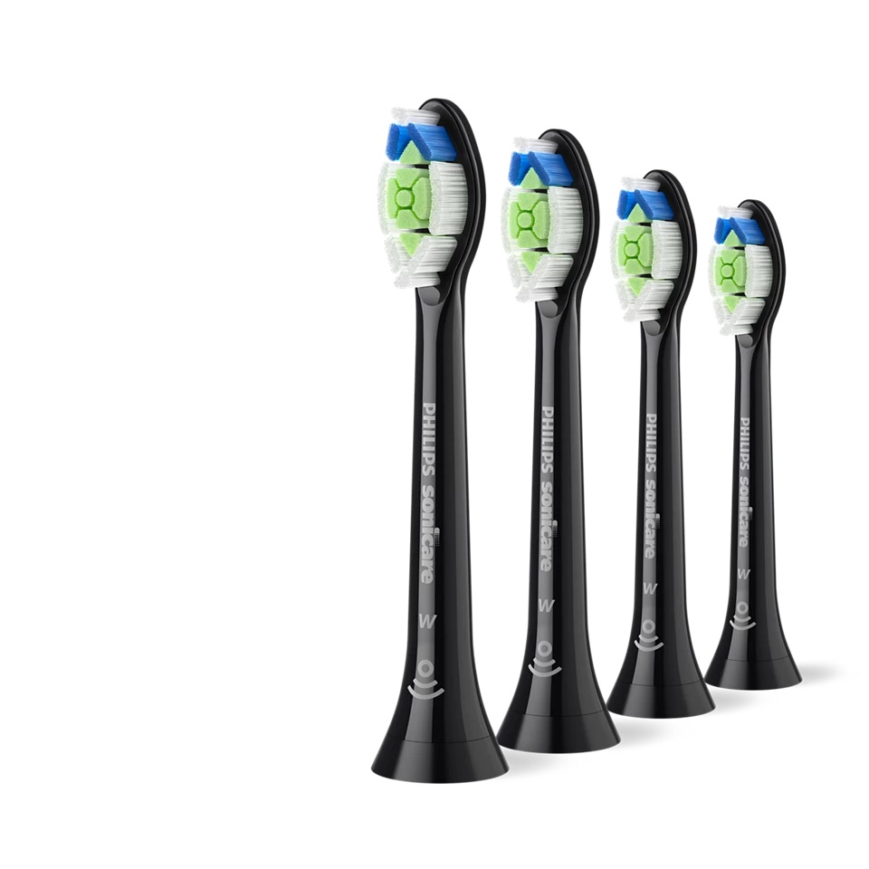 Pilt Philips | Replacement brush heads | HX6064/88 Sonicare Optimal White | Heads | For adults | Number of brush heads included 4 | Black