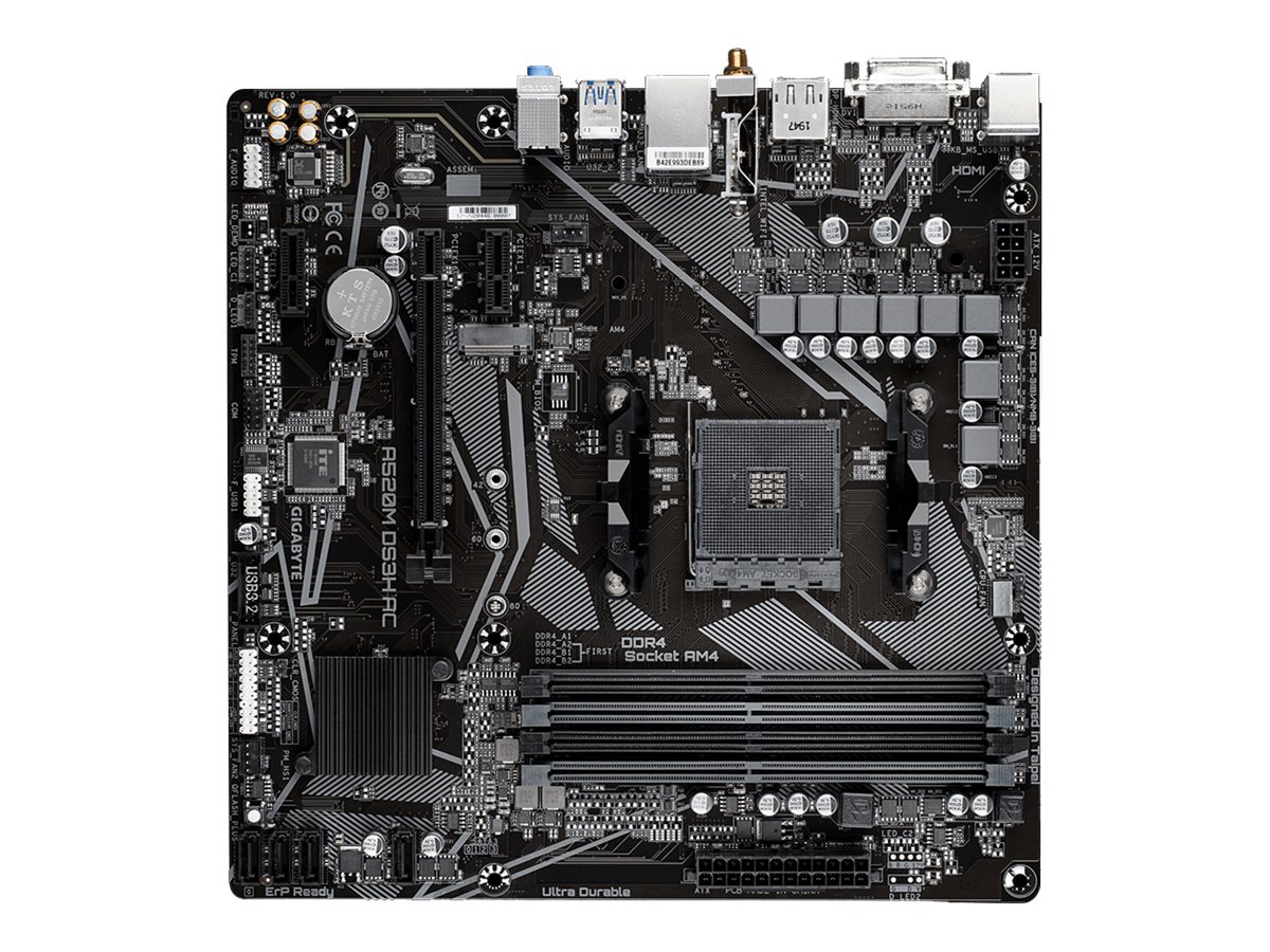 Pilt GIGABYTE A520M DS3H AC (rev.1.x) | Gigabyte