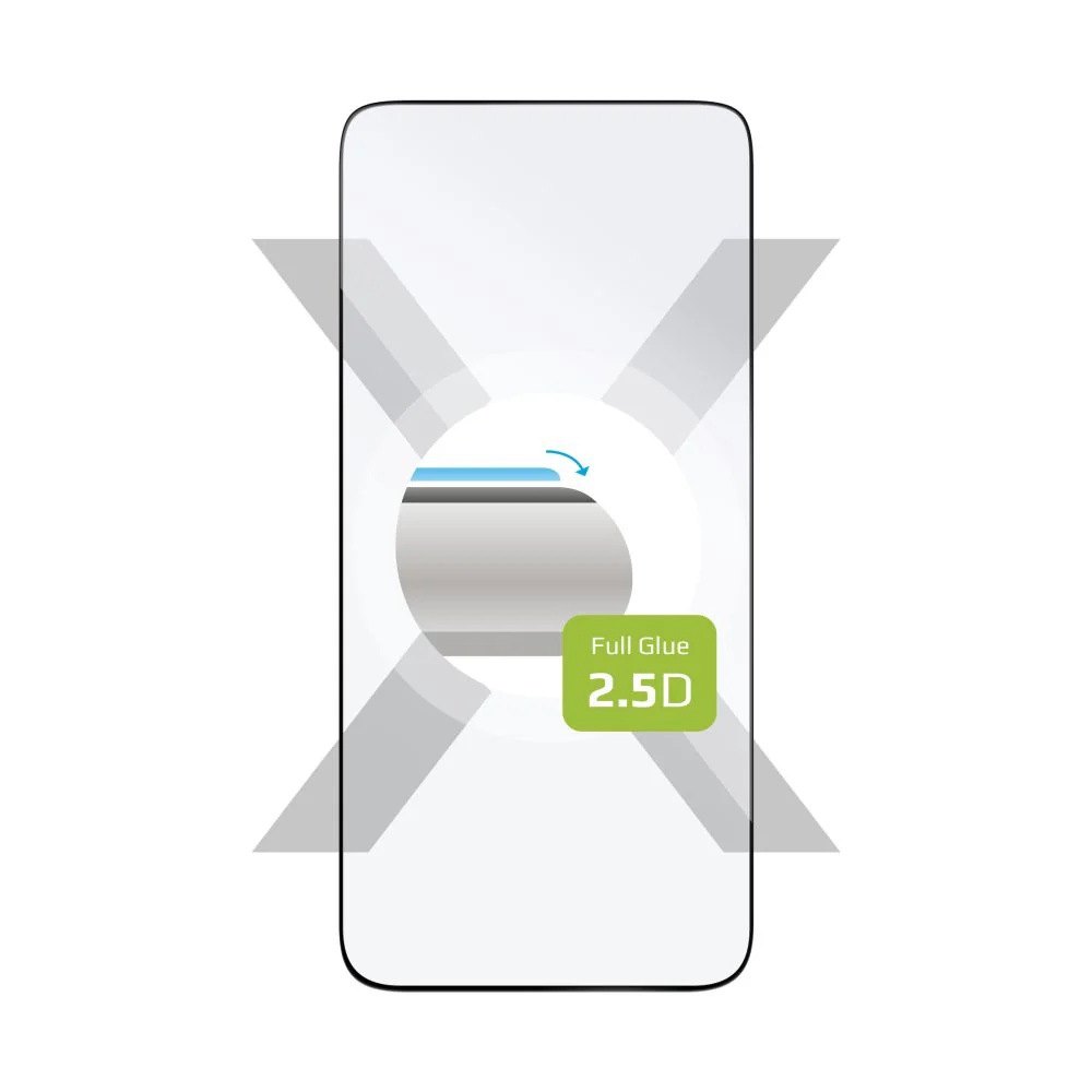 Pilt Fixed Screen Protector | Samsung | Galaxy S24+/S25+ | Tempered Glass | Black | Full Cover 2.5D