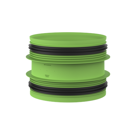Pilt Duco Connection piece with joint  D160-D160 (M/M)DUCO