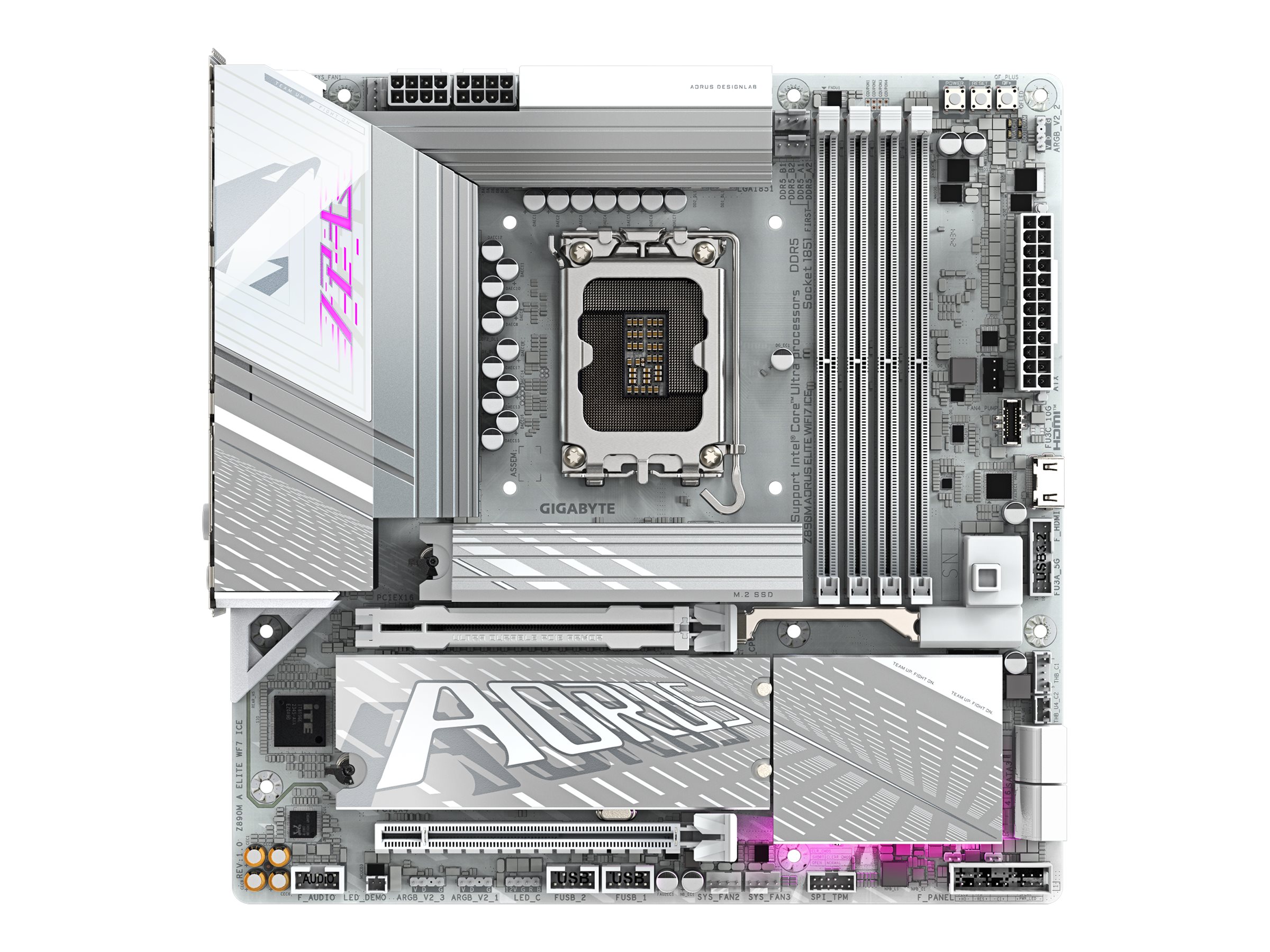 Pilt GIGABYTE Z890M AORUS ELITE WIFI7 ICE | Gigabyte