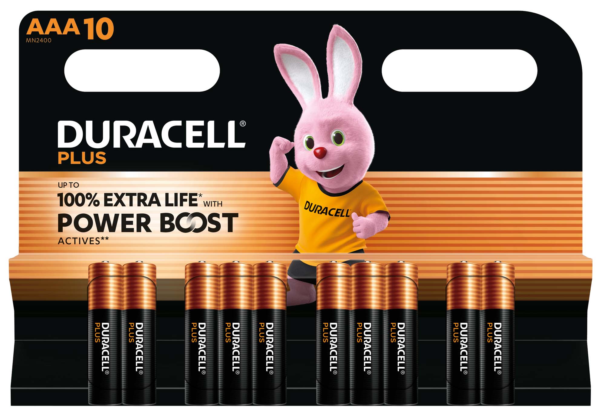 Pilt Duracell Plus Boost MN2400, BL10 | AAA