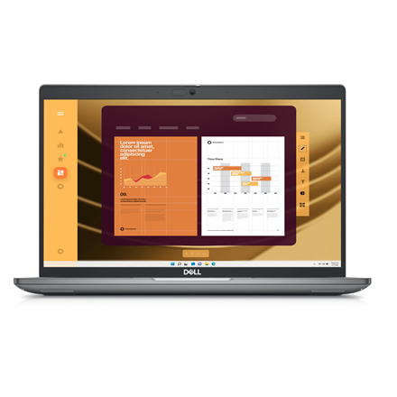 Pilt Dell Latitude 5450 | 14 " | IPS | FHD | 1920 x 1080 pixels | Intel Ultra 7 | 165U | 16 GB | DDR5 | Solid-state drive capacity 512 GB | Intel Integrated Graphics | Windows 11 Pro | 802.11ax | Bluetooth version 5.3 | Keyboard language English | Keyboard backlit | Warranty 36 month(s) | Battery warranty 12 month(s)