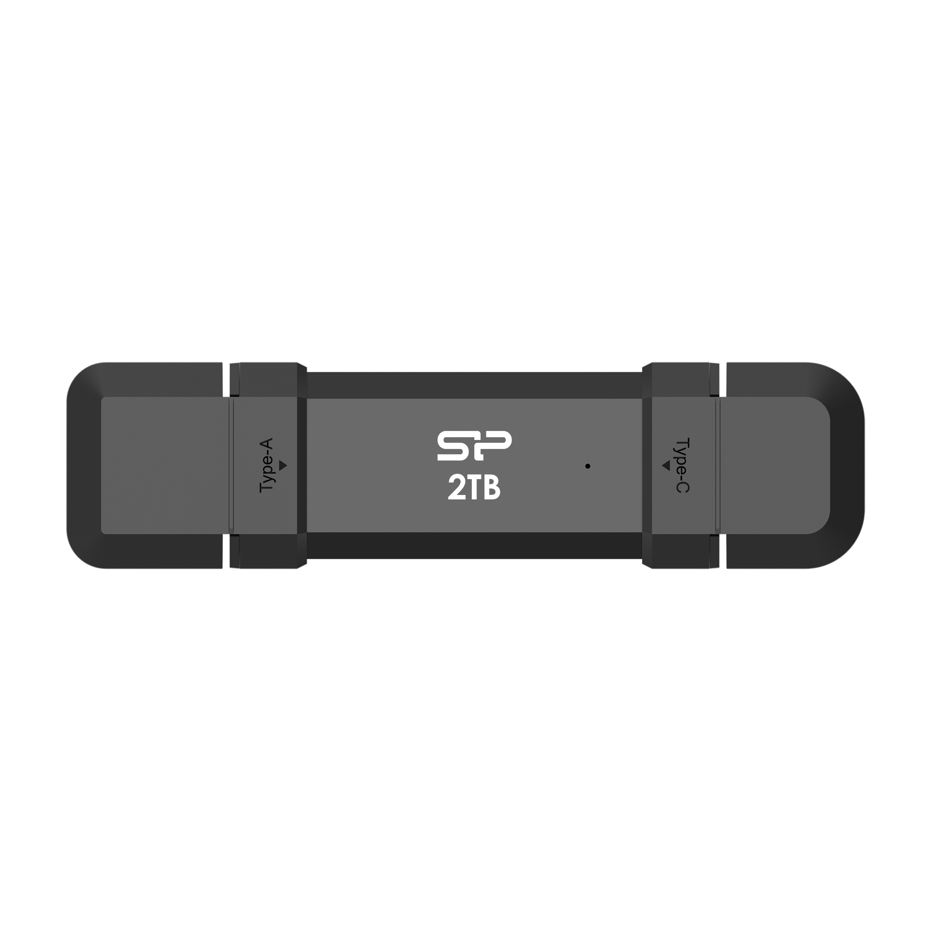 Pilt Silicon Power Portable External SSD | DS72 | 2000 GB | USB Type-A/USB Type-C 3.2 Gen 2 | Black
