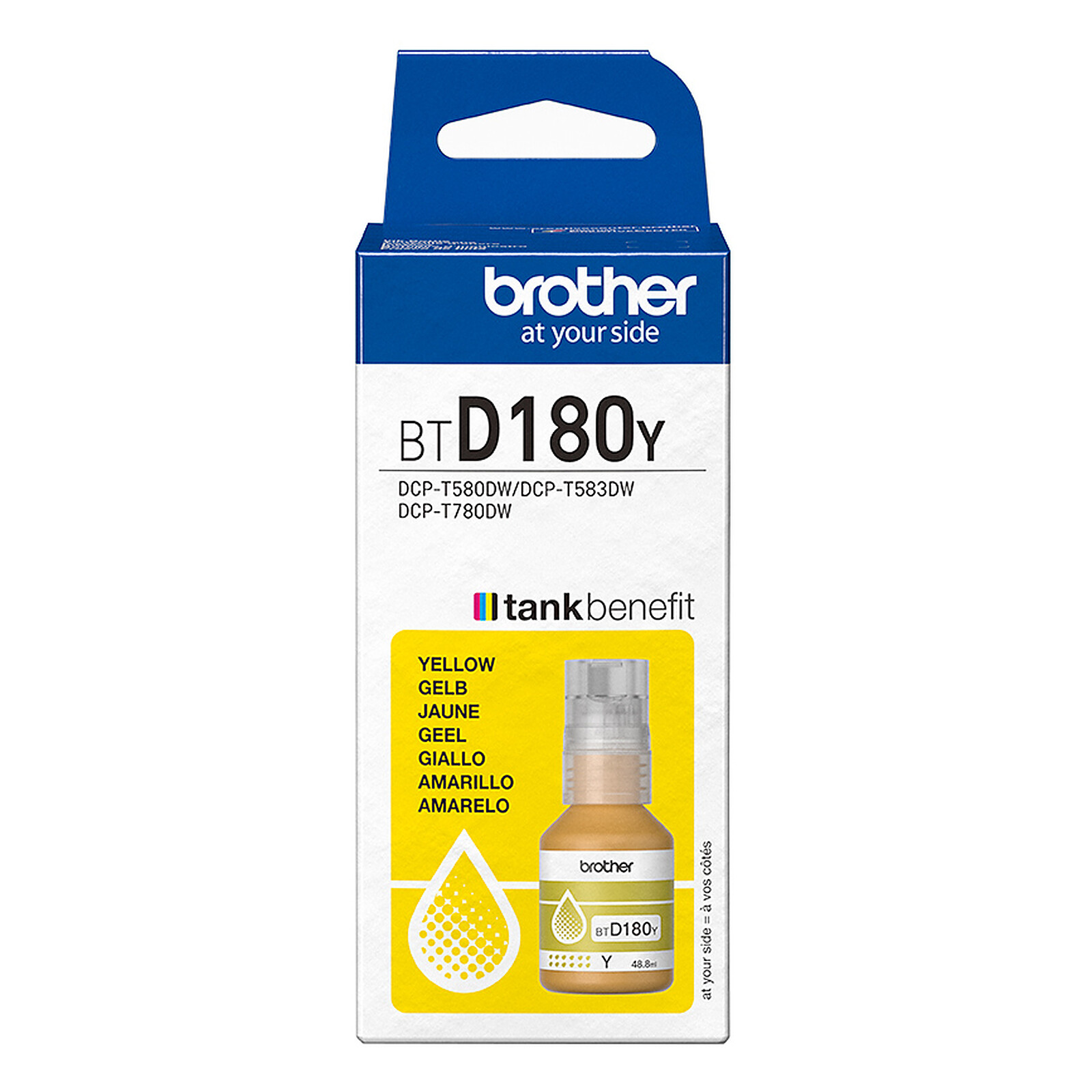 Pilt Brother BTD180Y | Ink refill | Yellow