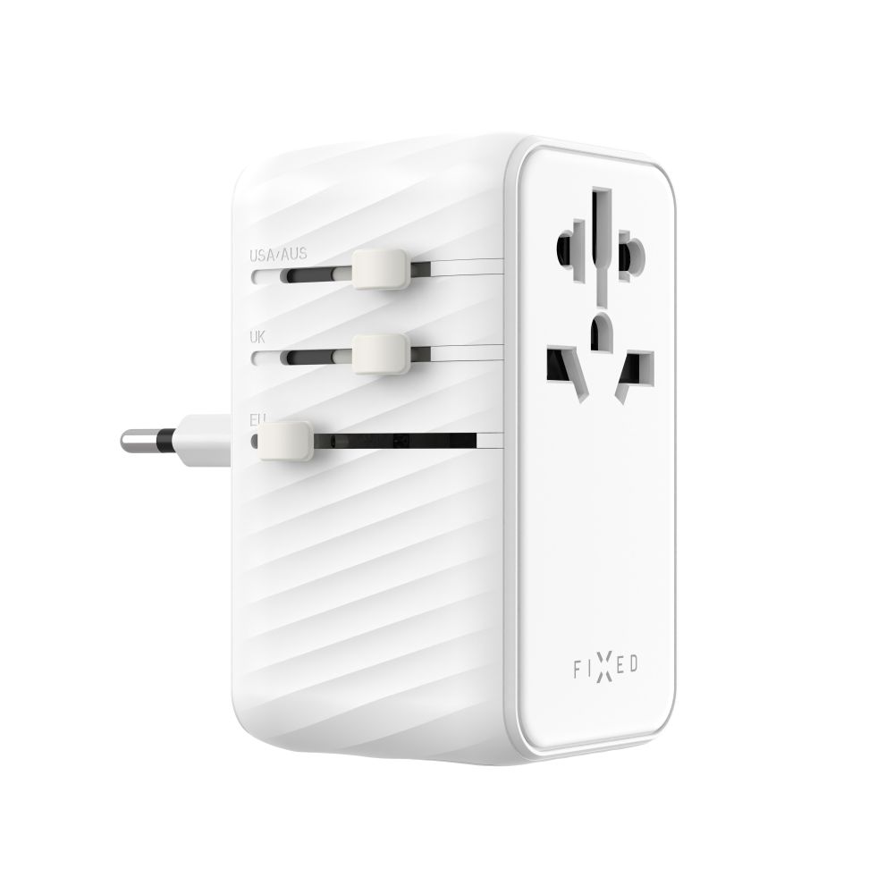 Pilt Fixed | Voyager 85W travel adapter for EU, UK and USA/AUS, with 4xUSB-C and 1xUSB output | Adapter