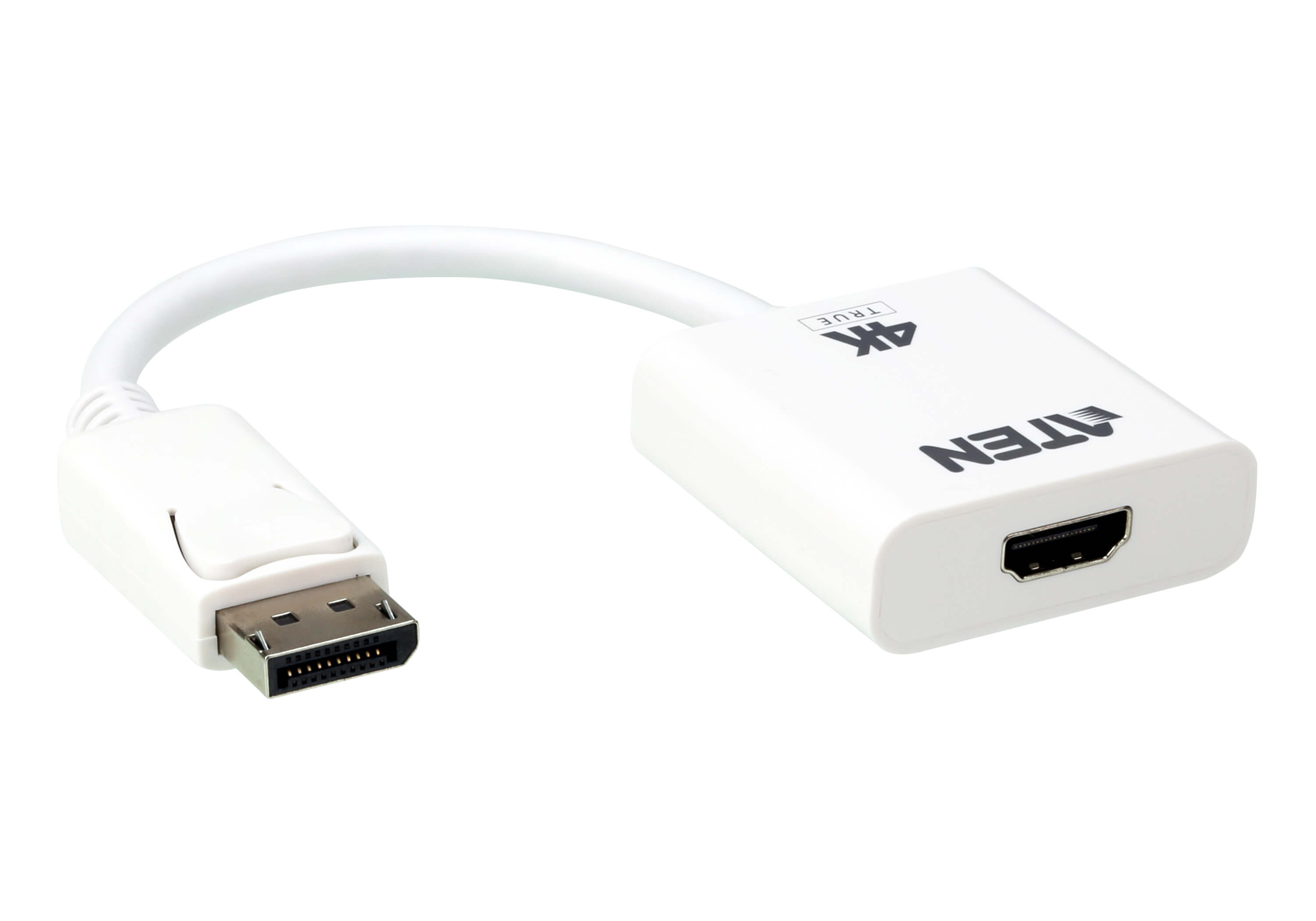 Pilt Aten True 4K DisplayPort to HDMI 2.0 Active Adapter | VC986B | White