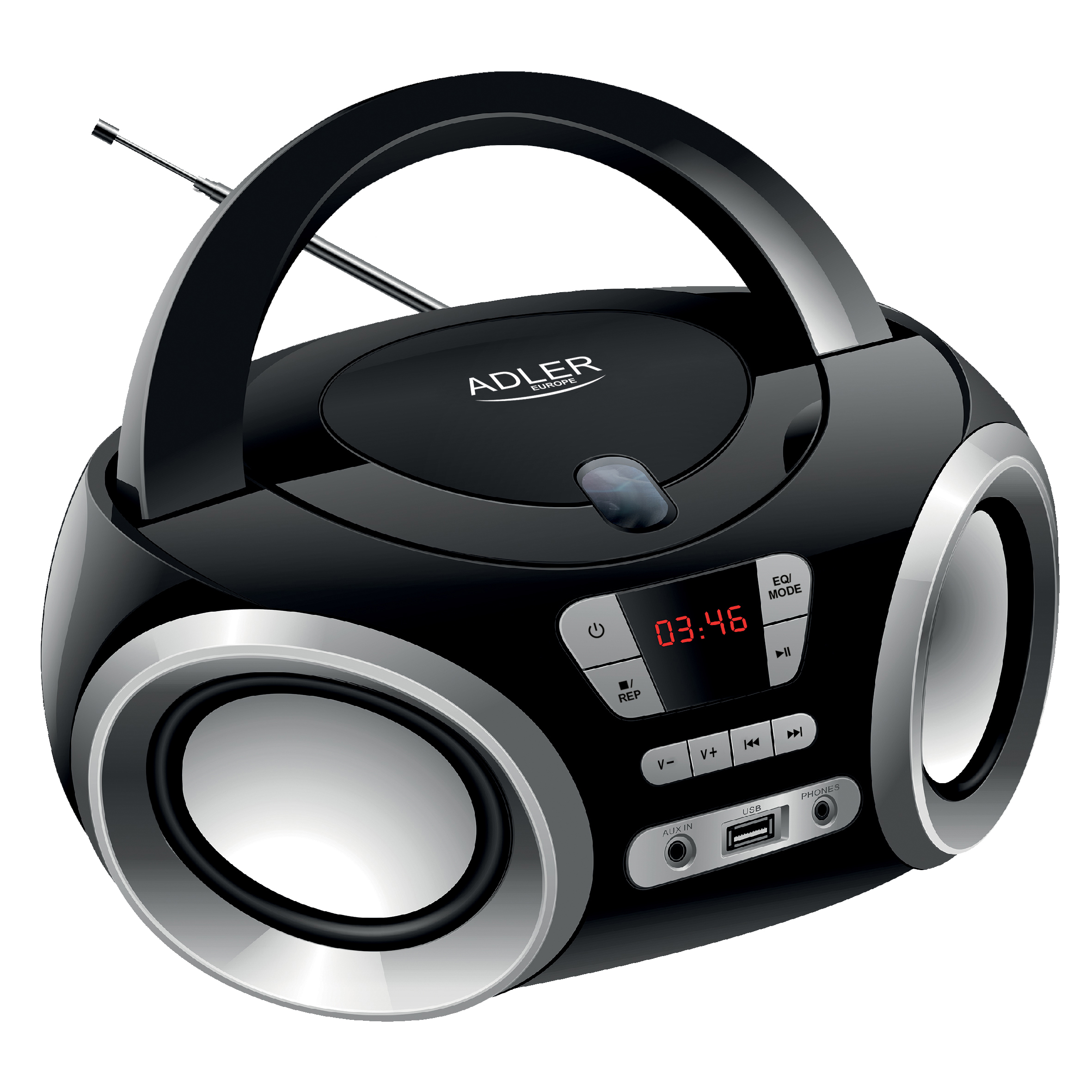 Pilt Adler | CD Boombox | AD 1181 | Speakers | USB connectivity