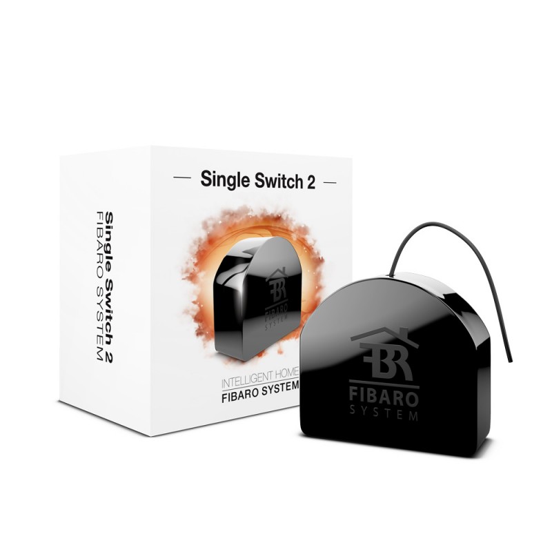 Pilt Fibaro | Single Switch 2 | Z-Wave | Black