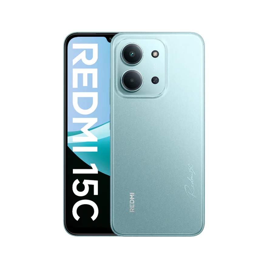 Pilt Xiaomi Redmi | 15C 4G | Mint Green | 6.9 " | IPS LCD | 720 x 1600 pixels | Mediatek | Internal RAM 4 GB | 128 GB | Dual SIM | 4G | Main camera resolution 50 MP | Secondary camera resolution 8 MP | Android | 13 | 6000 mAh