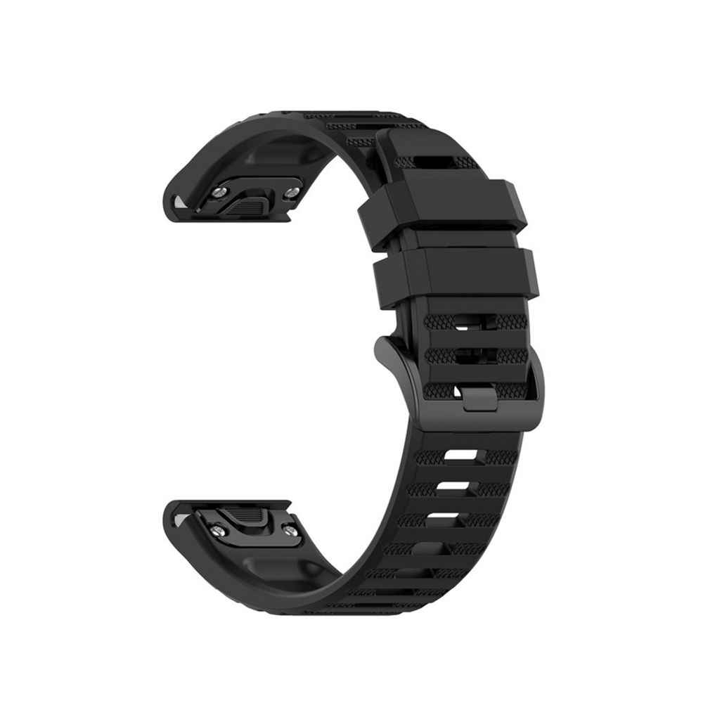 Pilt Fixed | Silicone Strap for Garmin QuickFit 22mm | Black
