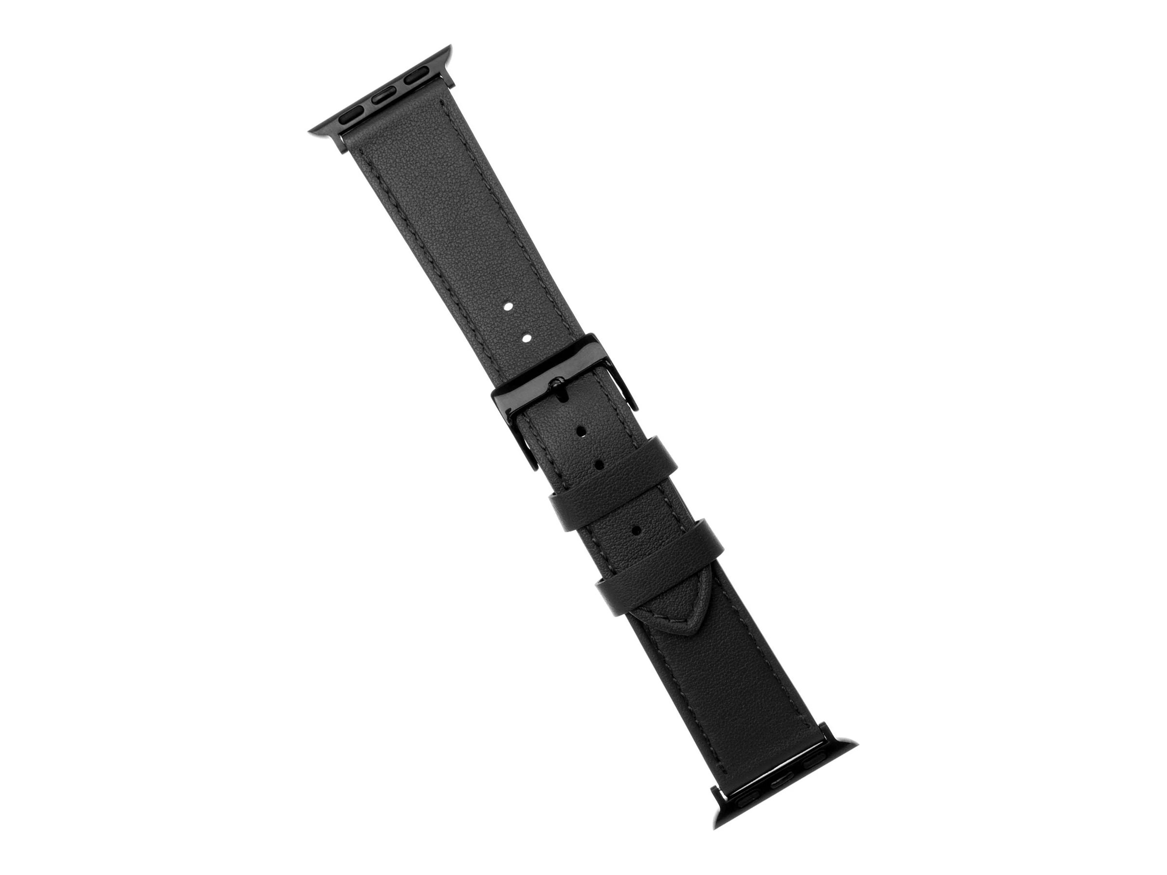 Pilt Fixed | Strap for Apple Watch 42/44/45/46/49mm | Black | Leather