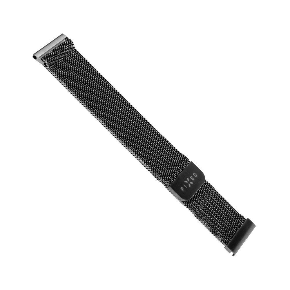 Pilt Fixed | Mesh Strap with Quick Release 18mm for smartwatch | Black