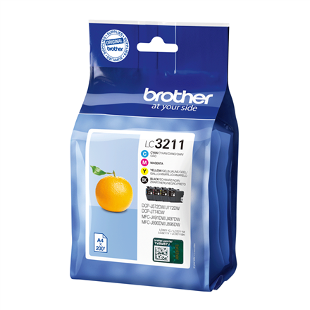 Pilt Brother LC3211VAL Cartridge Value Pack BK/C/M/Y | Brother