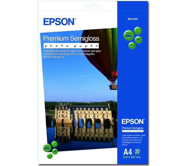 Pilt Premium Semigloss Photo Paper, DIN A4, 251g/mÂ², 20 Sheets | A4