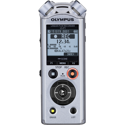 Pilt Olympus | LS-P1 | LCD | Stereo | Microphone connection | 96kHz/24bit Linear PCM | Digital