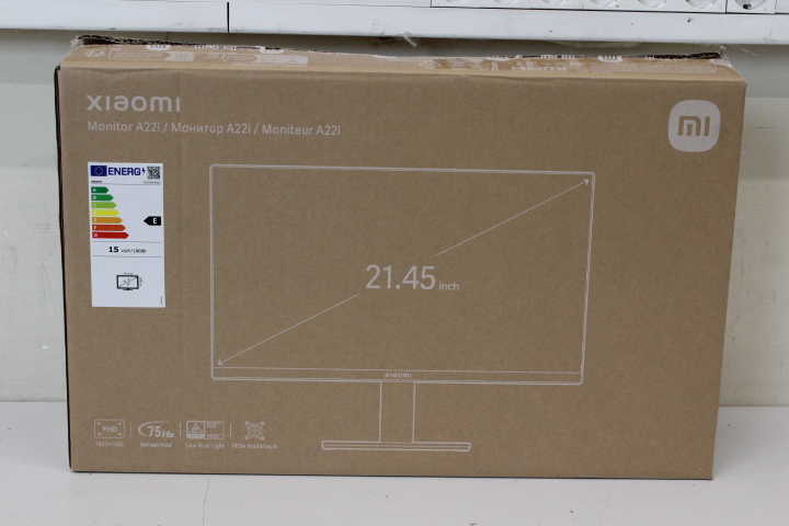 Pilt SALE OUT. Xiaomi Monitor A22i 22" 1920x1080/21:9/250 nits/HDMI/Black/ | Xiaomi Monitor | A22i | 22 " | VA | 16:9 | 75 Hz | 1 ms | 1920 x 1080 pixels | HDMI ports quantity 1 | Black | Warranty 3 month(s) | USED, MISSING POWER ADAPTER