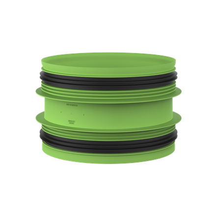 Pilt DUCO Connection Piece with Joint D180/D180 (M/M)