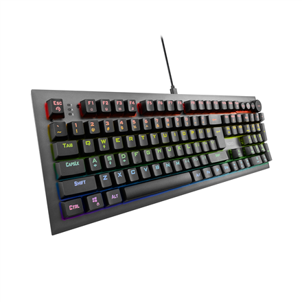 Pilt NOXO | Conqueror | Gaming keyboard | Mechanical | EN/RU | Black | Wired | m | 1190 g | Blue Switches