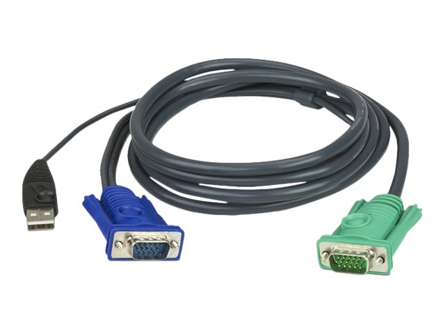 Pilt Aten | 1.8M USB KVM Cable with 3 in 1 SPHD | 2L-5202U