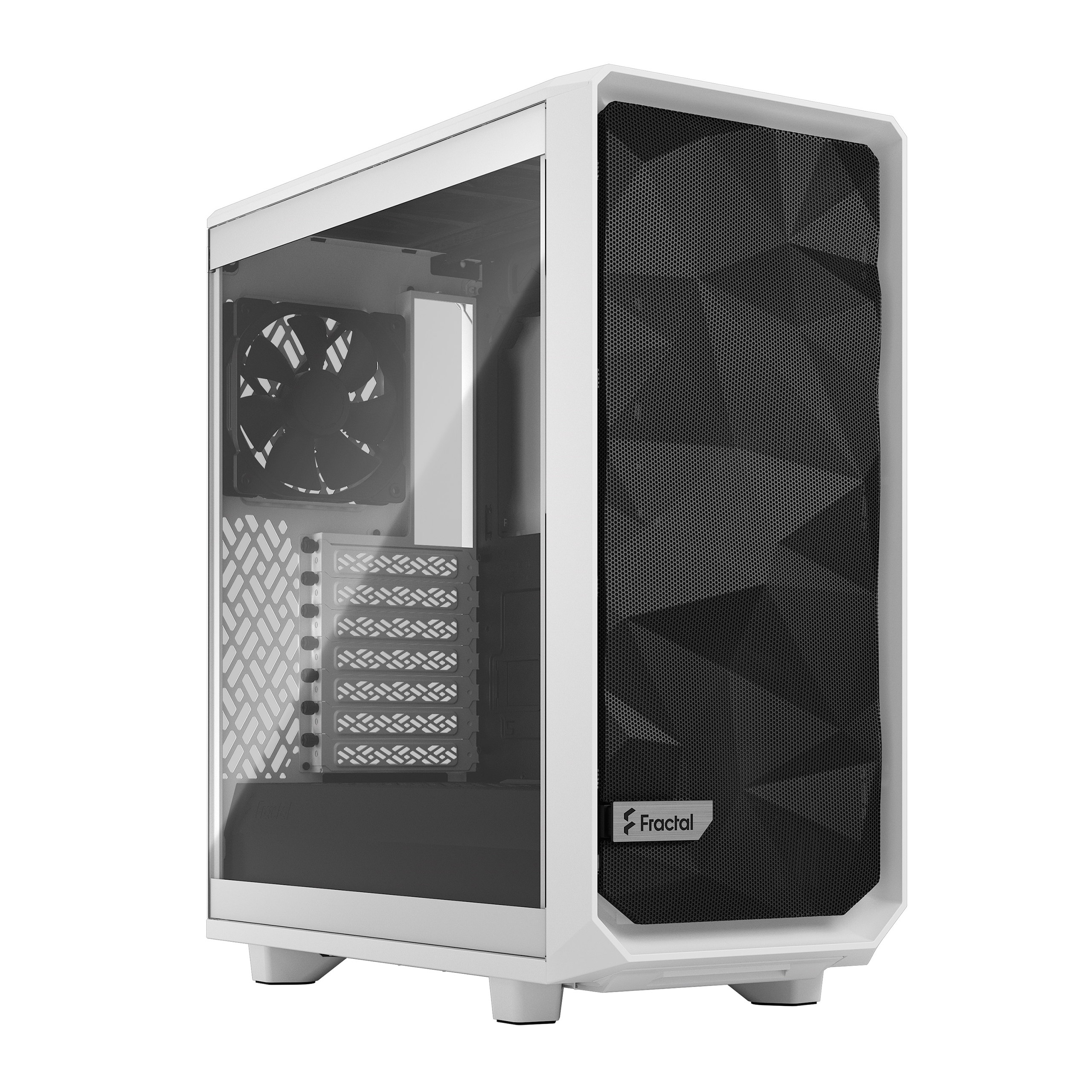 Pilt Fractal Design | Meshify 2 Compact Clear Tempered Glass | White | Power supply included | ATX