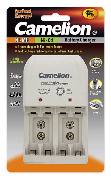 Pilt Camelion | Plug-In Battery Charger | BC-0904S | 2x or 4xNi-MH AA/AAA or 1-2x 9V Ni-MH