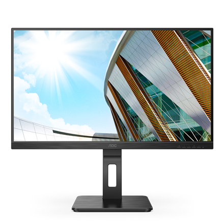 Pilt AOC | LED Monitor | 27P2Q | 27 " | IPS | FHD | 16:9 | 75 Hz | 4 ms | 1920 x 1080 | 250 cd/m² | Headphone out (3.5mm) | HDMI ports quantity 1 | Black | Warranty 36 month(s)