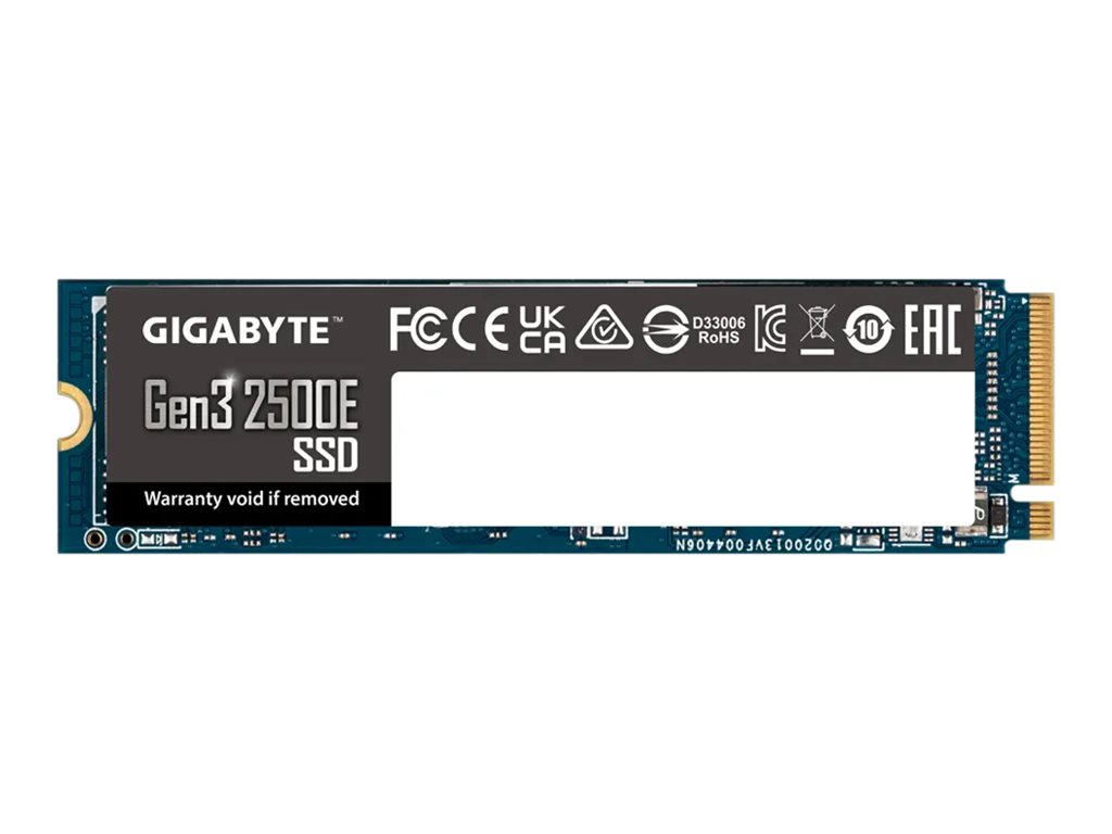 Pilt Gigabyte SSD | G325E500G | 500 GB | Solid-state drive interface PCIe 3.0x4, NVMe1.3 | Read speed 2300 MB/s | Write speed 1500 MB/s