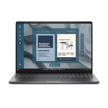 Pilt Dell Pro 16 PC16255 | Magnetite | 16 " | IPS | FHD+ | 1920 x 1200 pixels | Anti-glare | AMD Ryzen 5 | 220 | 16 GB | DDR5 | Solid-state drive capacity 512 GB | AMD Radeon 740M Graphics | Windows 11 Pro | 802.11ax | Keyboard language English | Keyboard backlit | Warranty 36 month(s) | Battery warranty 12 month(s)