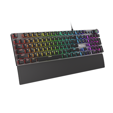 Pilt Genesis | THOR 400 RGB | Gaming keyboard | RGB LED light | US | Black/Slate | Wired | 1.6 m