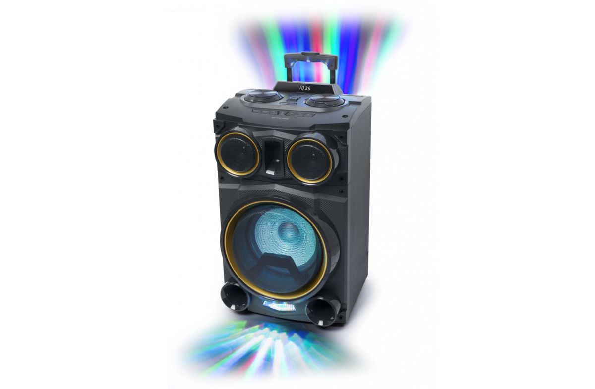 Pilt Muse | Party Box Bluetooth Speaker | M-1938 DJ | 500 W | Bluetooth | Black | Portable | Wireless connection