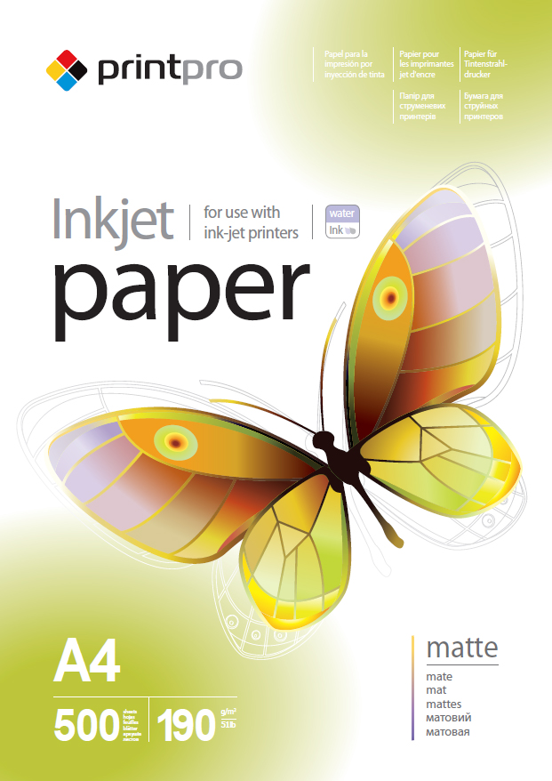 Pilt ColorWay PrintPro Matte Photo Paper, 190g/m, A4, 500pcs.