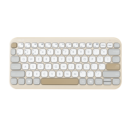 Pilt Asus Marshmallow KW100 | Keyboard | Wireless | US International | Oat Milk | Bluetooth