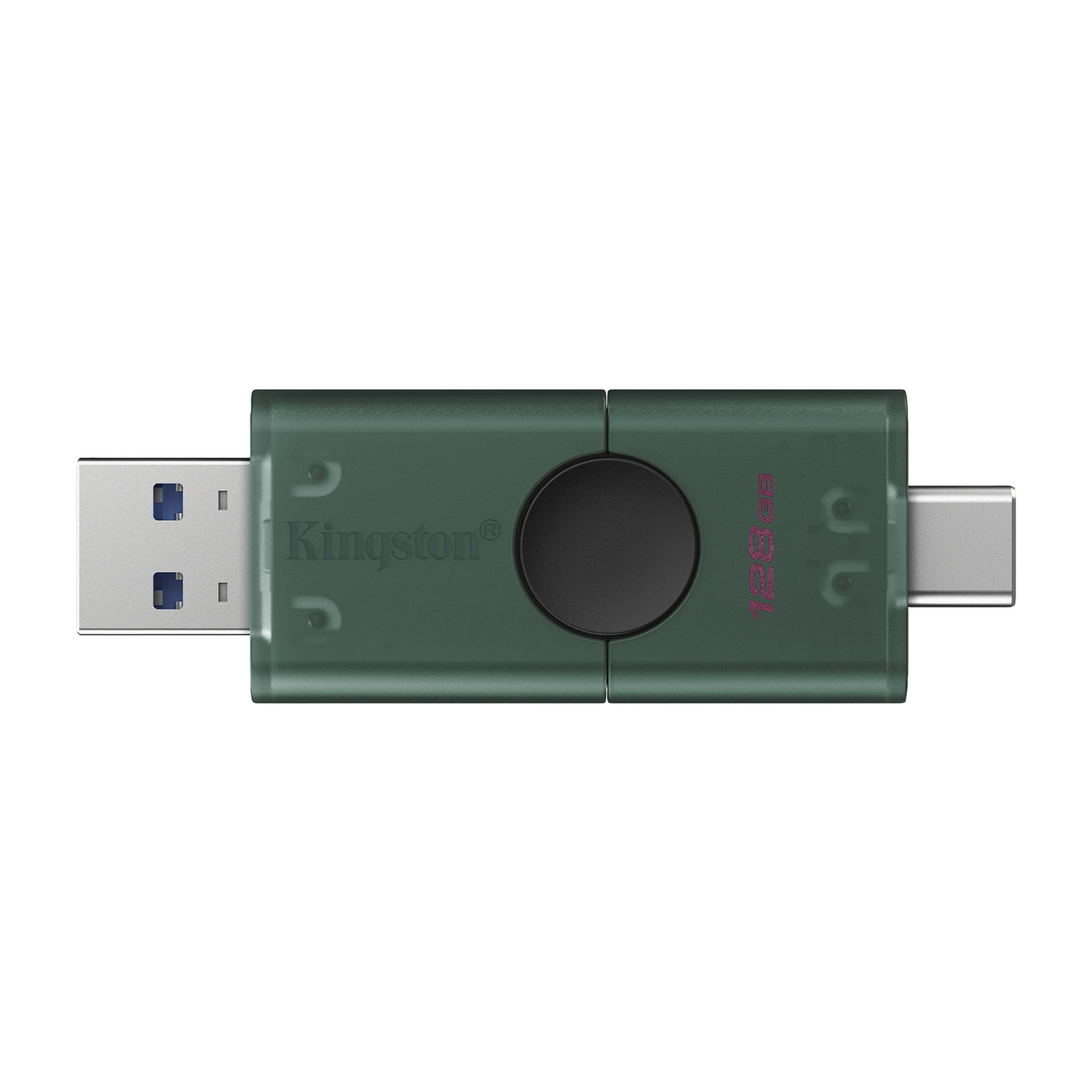 Pilt Kingston DataTraveler Duo | 128 GB | USB 3.2 Gen 1 | Black/Green