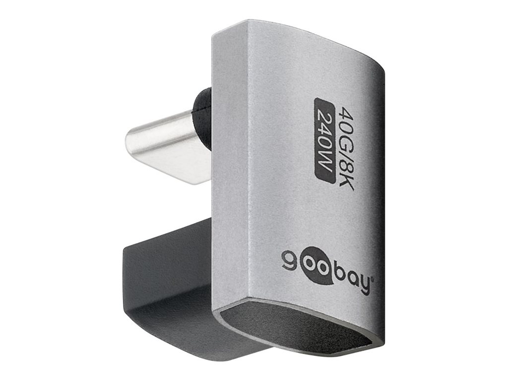 Pilt Goobay 74445 USB-C Adapter 180° U-Shape, USB4 | Goobay