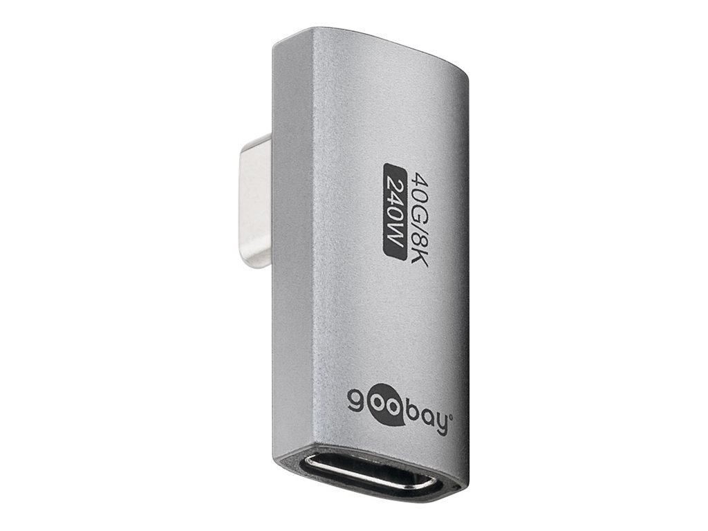 Pilt Goobay 74443 USB-C™ Adapter Vertical 90° Rotated, USB4™ | Goobay